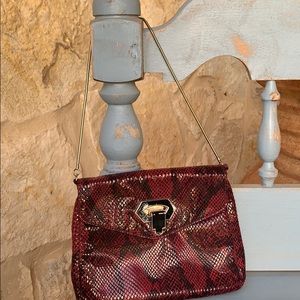 Kate Landry Pink and Black evening purse